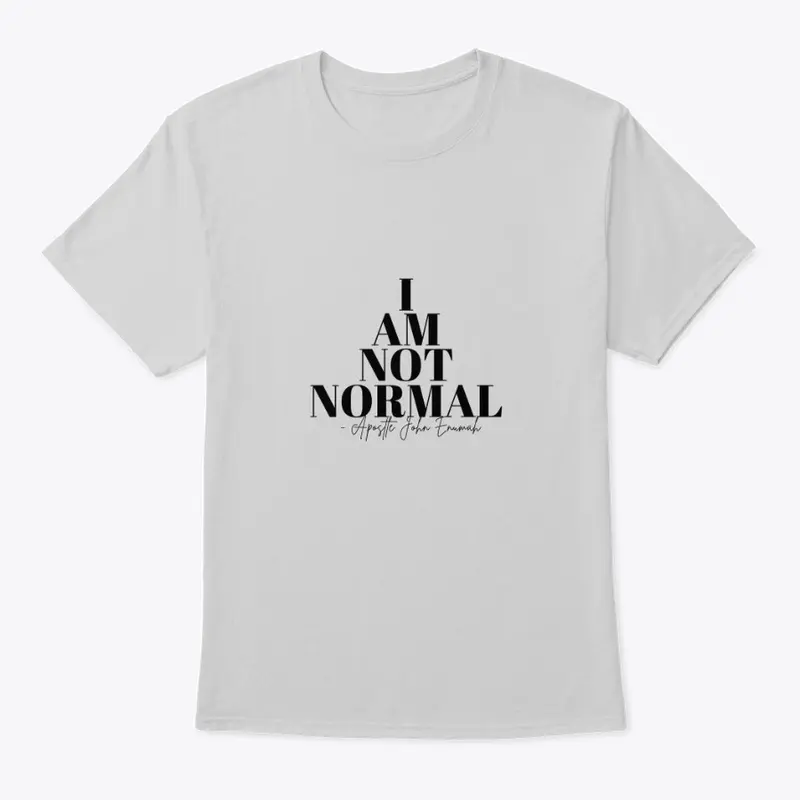 'I Am Not Normal' 